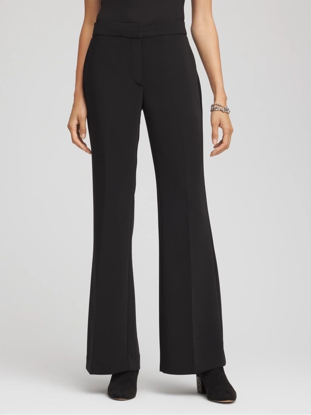 BCBGMAXAZRIA Flared Dress Pants - Black - Size 8
